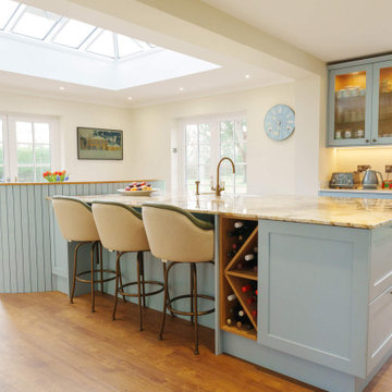 Salcombe Blue Shaker Kitchen
