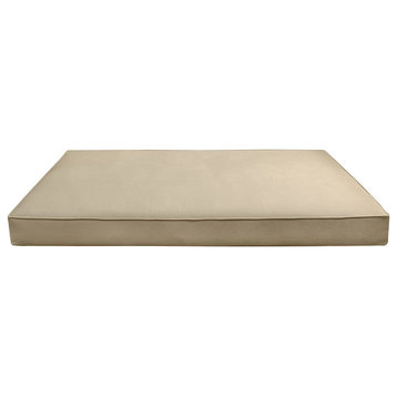 Same Pipe 8" Twin-XL 80x39x8 Velvet Indoor Daybed Mattress |COVER ONLY|-AD304