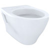 Toto Aquia Wall-Hung Elongated Toilet Bowl,, CeFiONtect, Cotton White