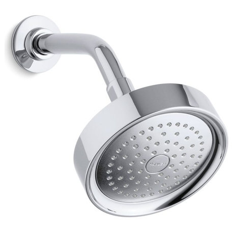 Kohler Purist 2.5 GPM 1-Function Wall-Mount Showerhead, Polished Chrome