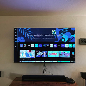 TV Mounting, Soundbar Mounting, Cable Managment, Device Set up
