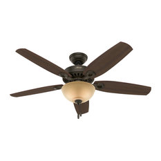 Hunter Fan Company 52" Builder Deluxe New Bronze Ceiling Fan With Light