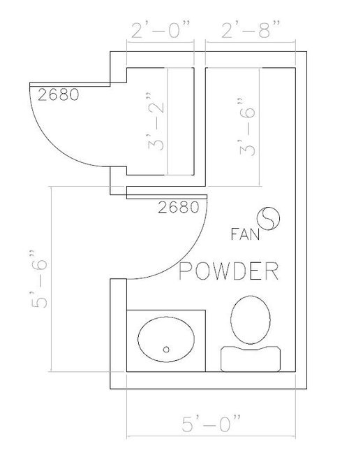 Help with Powder Room Layout