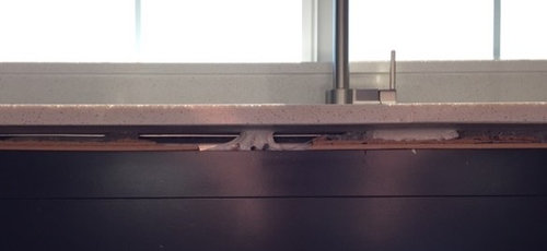 Gap Between Caesarstone Counter Top And Cabinets Is This Normal