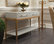 Perrine Wood Console Table in Soft Graphite Gray