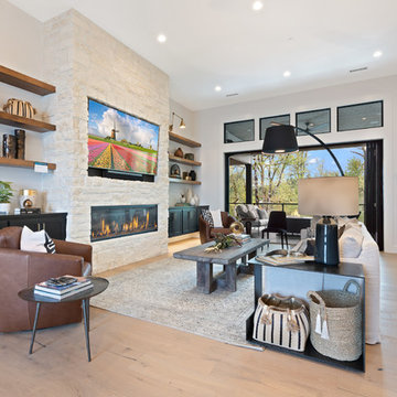 Transitional Living Room