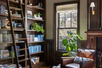 Elegant home office photo in Baltimore