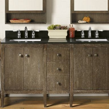 Double Sink Vanity 60" Wide