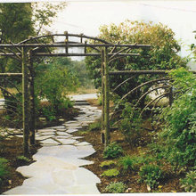 twig arbors, trellis, decor