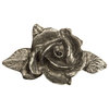 Single Rose - Small Knob (Set of 10)