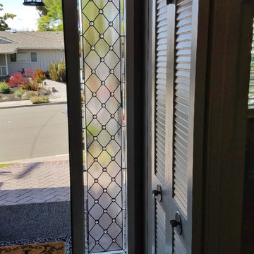 Elegant Sidelight Leaded Glass - Style Guide - Clear Textures