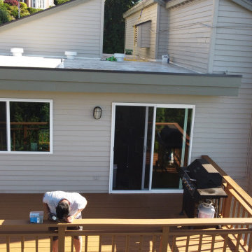 Exterior Painting of House in Bellevue, WA by Local Painters
