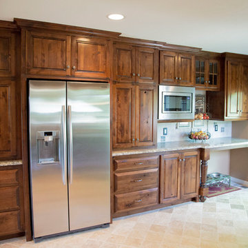 Knotty Alder Kitchen