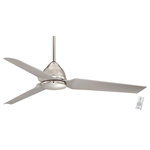 Minka Aire - Minka Aire Java 54" Indoor/Outdoor Ceiling Fan With Remote Control, Polished Nickel, No Light - Features