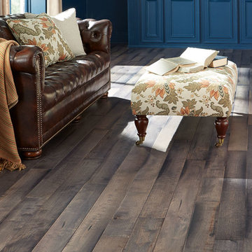 Unique, Colorful Study - Cooper's Plank Bistre, Engineered, Seringa Hardwood