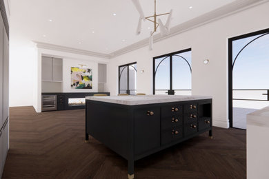 Kitchen renovation design visualisation  for Onefour Interiors