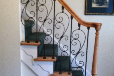 Idées déco pour un escalier classique.