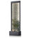 72" Tall Mirror Zen Waterfall Fountain with Stones and Lights, Silver