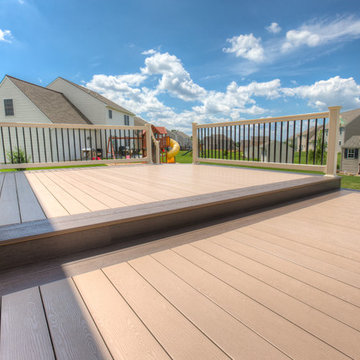 Platform deck with darker accent