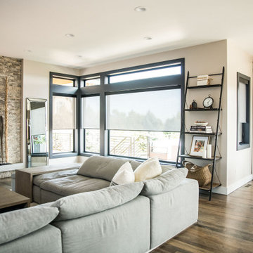Roller Shades, Cornices and Drapery