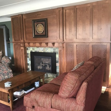 Shelby Township - Fireplace Surround - Woodworking