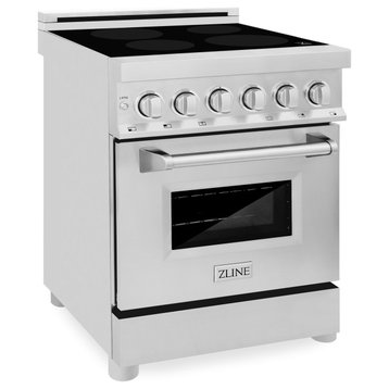 ZLINE 24 In. Professional Electric Range, Stainless Steel, RAIND-24