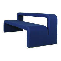 Mobby High Back Bench by B&T - Indoor Benches