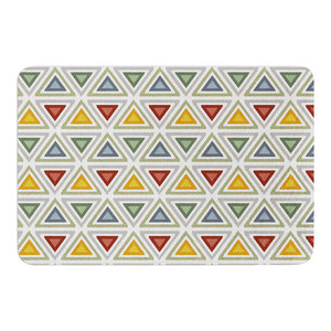 24 by 36 Kess InHouse Danny Ivan Funny Multicolor Memory Foam/ Bath Mat