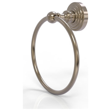 Waverly Place Towel Ring, Antique Pewter