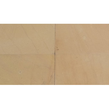 Kokomo Gold Sandstone Tiles, Honed Finish, 16"x24", Set of 12