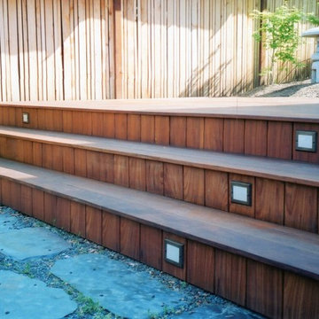 japanese fence and IPE deck