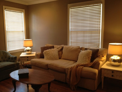 L Shaped living room & help decorating!