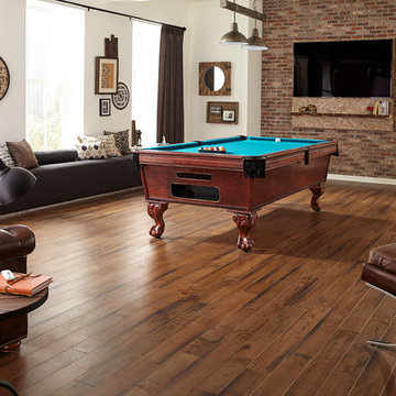 Industrial Game Room - Cooper's Plank Cocoa, Engineered, Seringa Hardwood