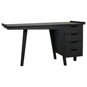 Kennedy Desk, Charcoal Black