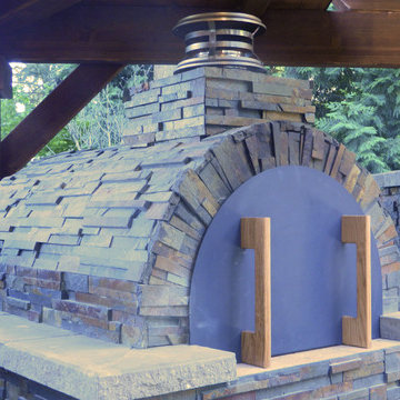 The Salas Family Wood Fired Brick Pizza Oven in Washington