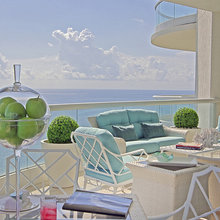 Terraces, balconies