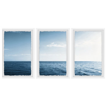 Endless as the Ocean Triptych, Set of 3, 8x12 Panels