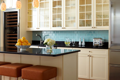 Inspiration for a large timeless kitchen remodel in Philadelphia