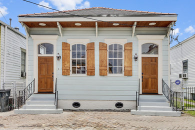 Inspiration for a timeless exterior home remodel in New Orleans
