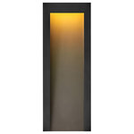 Hinkley - Hinkley Taper Large Wall Mount Lantern, Textured Black - Sleek and sophisticated, Taper is built to last with a timeless, minimalist style that radiates contemporary cool. Its recessed integrated LED engine is directed downward with gradient illumination that grazes the gently tapered design. Part of the Coastal Elements collection, it is engineered with composite materials for maximum durability in modern Textured Black, Textured Graphite and Textured Oiled Rubbed Bronze finish options.