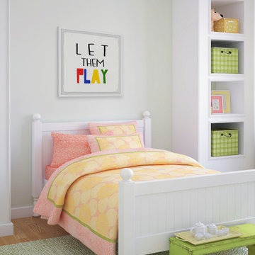 "Let Them Play" Framed Painting Print
