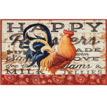 Happy Rooster Olivia's Home Rug Accent Washable Rug