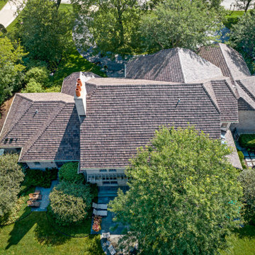 Northbrook, IL - BRAVA Roof Tile - Multi-width Shake install