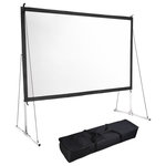 Yescom - 100" 16:9 Hd Home Outdoor Folding Projector Screen, Stand - Features: