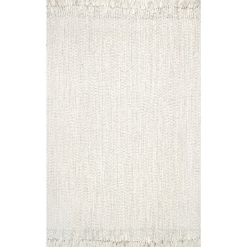Casuals Contemporary Area Rug, Ivory, 3'x5'