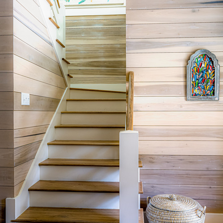 75 Shiplap Wall Staircase Ideas You'll Love - April, 2026 | Houzz