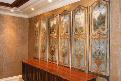 Dining room - traditional dining room idea in Seattle