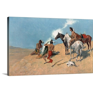 "The Smoke Signal" Wrapped Canvas Art Print, 36"x24"x1.5"