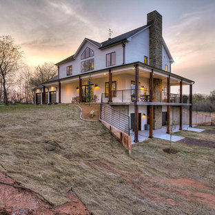 75 Most Popular Farmhouse Oklahoma City Exterior Home 