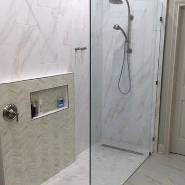 Frameless Shower Glass - Curbless